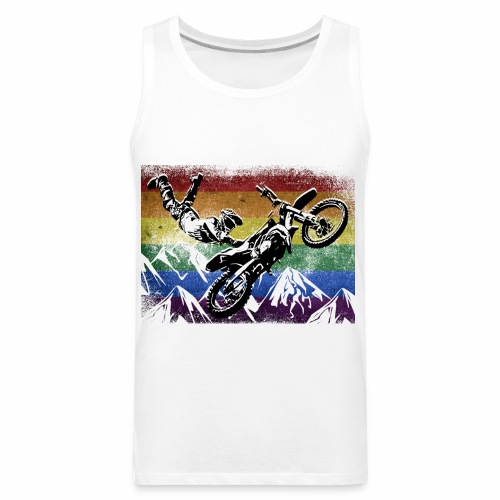 Don t Hide Just Ride - LGBTQ+ Motorcross Biker - Men's Premium Tank