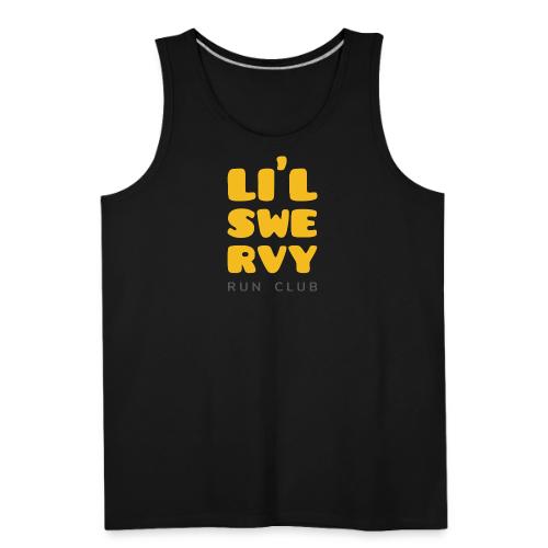 lil swervy run club stacked - Men's Premium Tank