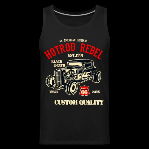Hot Rod Rebel - Men's Premium Tank