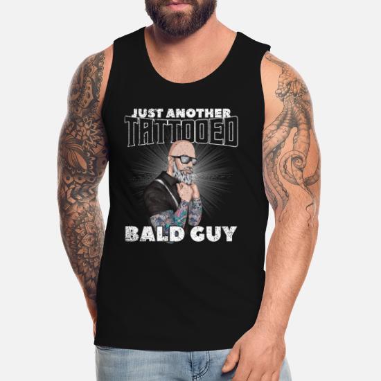 Funny Bald Guy And Sexy Jokes Tattoos Gift Ideas' Men's Premium Tank Top |  Spreadshirt