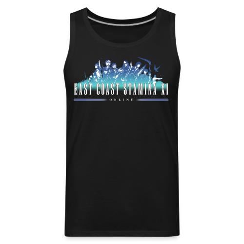 East Coast Stamina 11 (White Text) - Men's Premium Tank