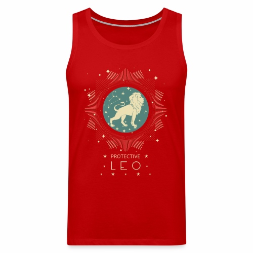 Zodiac sign Leo constellation birthday July August - Men's Premium Tank