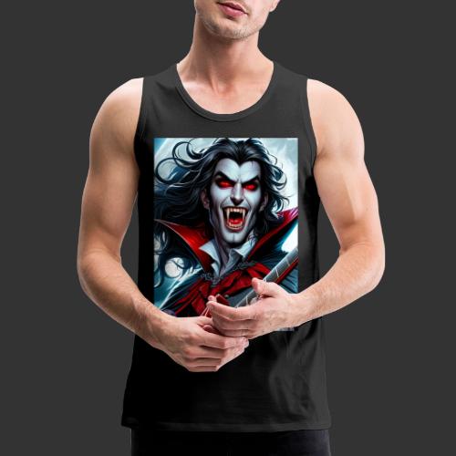 Monster Mosh 2024 Tour Drac on Guitar (D-001A) - Men's Premium Tank