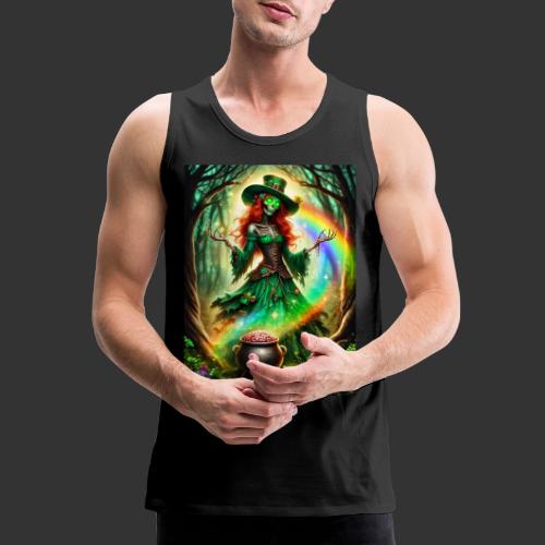 Fiona Undead Angel Leprechaun Queen #DFZ-004B - Men's Premium Tank