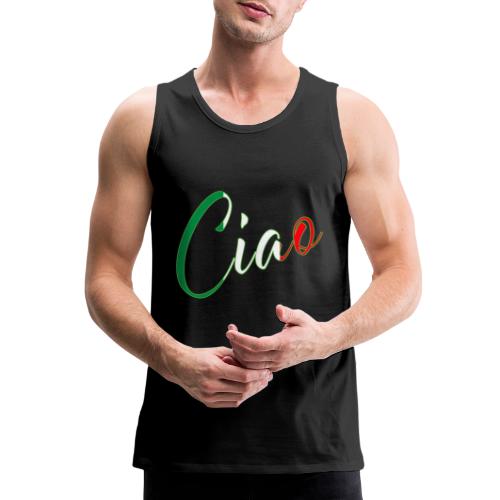 Ciao and the Italian flag - Men's Premium Tank
