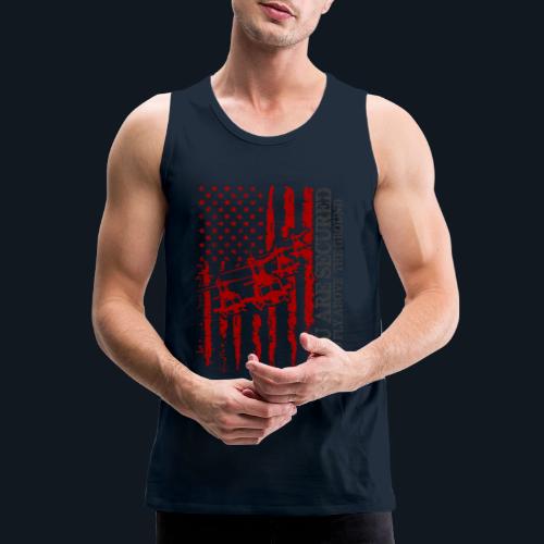 You are Secured To Fly Above The Ground - Men's Premium Tank