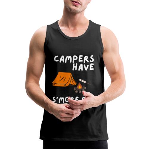 Campers Have S'more Fun Funny Camping Sayings - Men's Premium Tank
