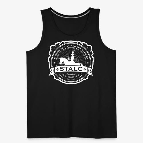 STALC Logo White only - Men's Premium Tank