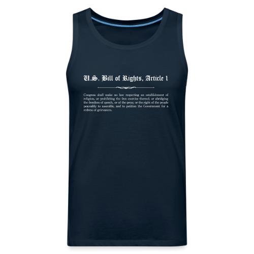 U.S. Bill of Rights - Article 1 - Men's Premium Tank