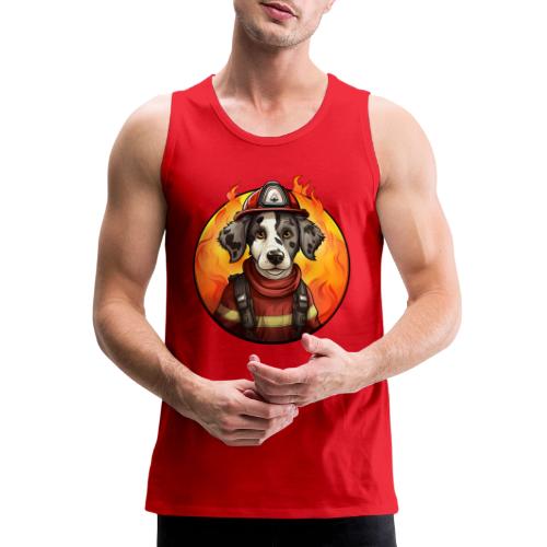 Dog Firefighter - Men's Premium Tank