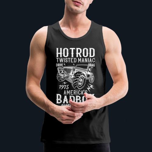 Hotrod twisted maniac America's Bad Boy custom - Men's Premium Tank