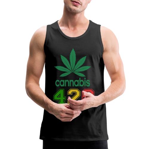 Light Hearted 420 Make It Legal Weed Marijuana - Men's Premium Tank