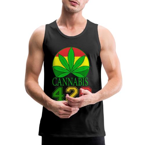 Teasing 420 Smokers Dream Weed Marijuana Design - Men's Premium Tank