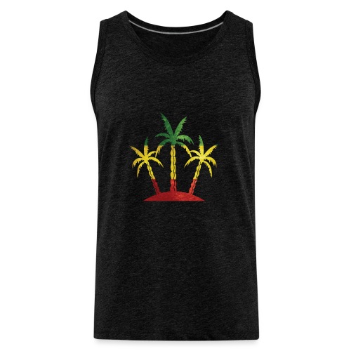 Palm Tree Reggae - Men's Premium Tank