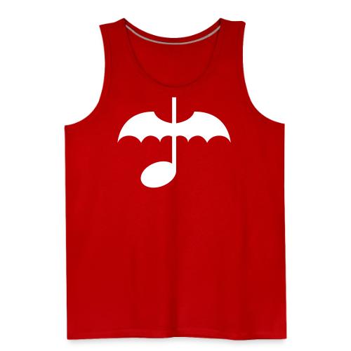 Music Note with Bat Wings - Men's Premium Tank