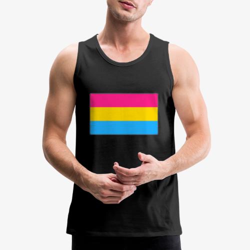 Pansexual Pride Flag - Men's Premium Tank