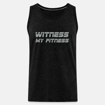 Witness my fitness - Tank Top for men