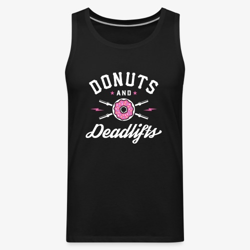 Donuts And Deadlifts - Men's Premium Tank