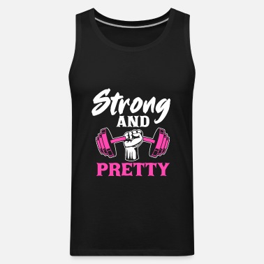 sang dødbringende salat Strong And Pretty Gym Fitness Sport Bodybuilding' Men's T-Shirt |  Spreadshirt