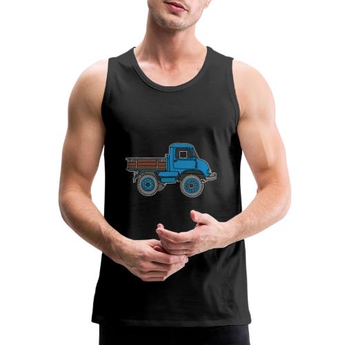 Blue off-road truck - Men's Premium Tank