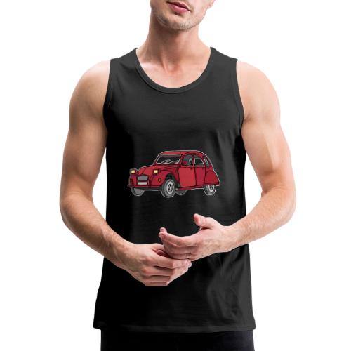 Red car 2CV - Men's Premium Tank