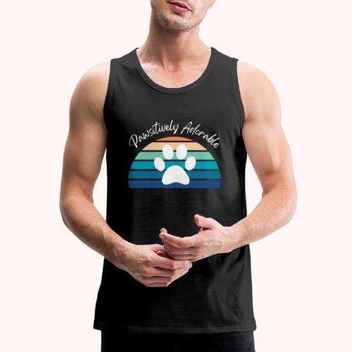 pawsitively adorable - Men's Premium Tank