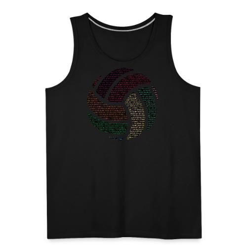 Colorful Volleyball - Men's Premium Tank