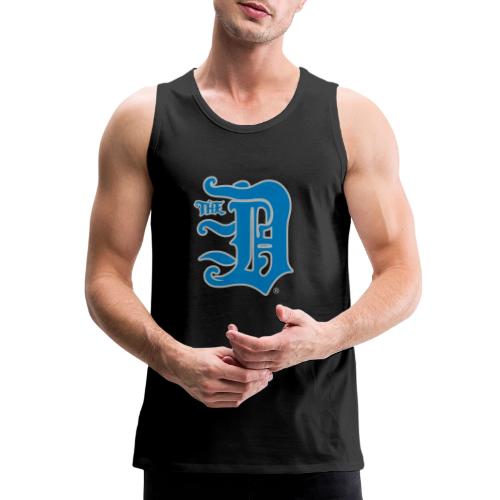 The D® Blue and Silver - Men's Premium Tank