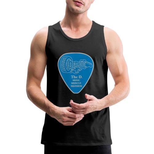 THE D® PICK WHEEL BLUE SILVER - Men's Premium Tank