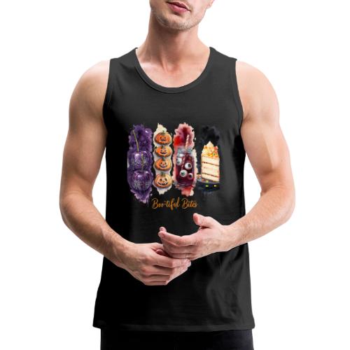 Spooky Cute Halloween Treats Art - Men's Premium Tank