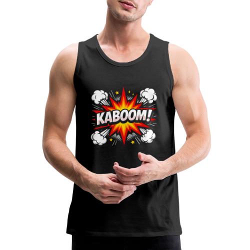 Kaboom Comic Explosion - Men's Premium Tank