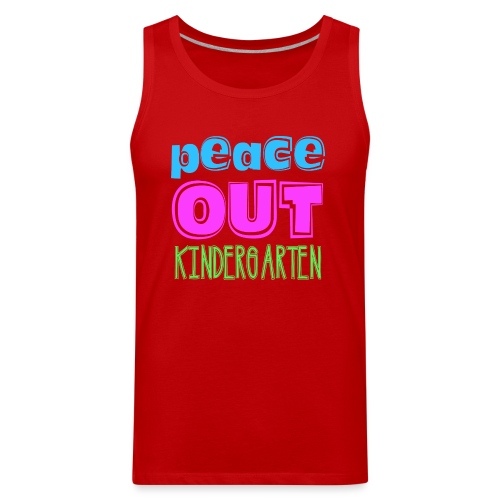 Kreative In Kinder Peace Out - Men's Premium Tank