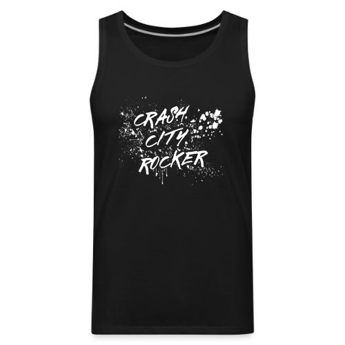 CRASH CITY ROCKER SPLATTER - Men's Premium Tank