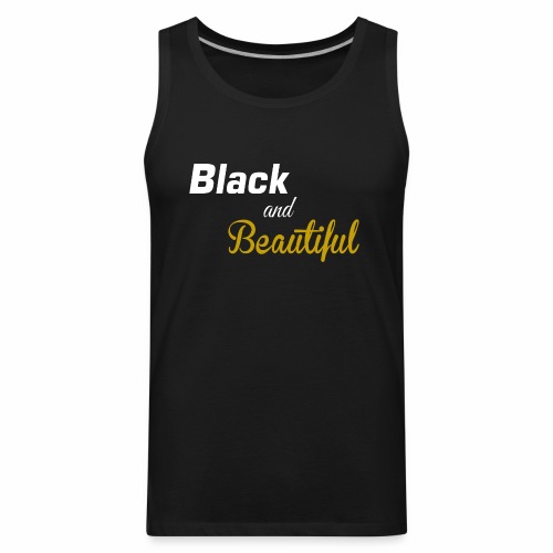 Black & Beautiful Long Sleeve Shirt - Men's Premium Tank