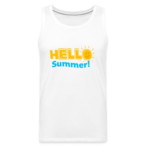Kreative In Kinder Hello Summer! - Men's Premium Tank