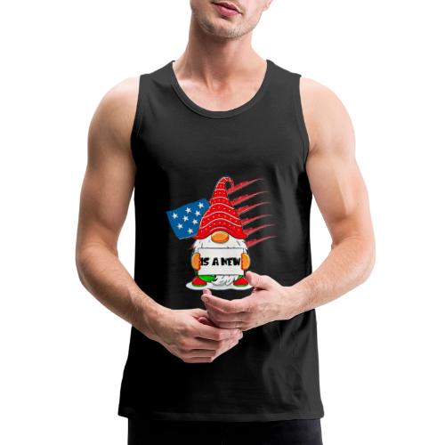 Christmas funny gnomes - Men's Premium Tank