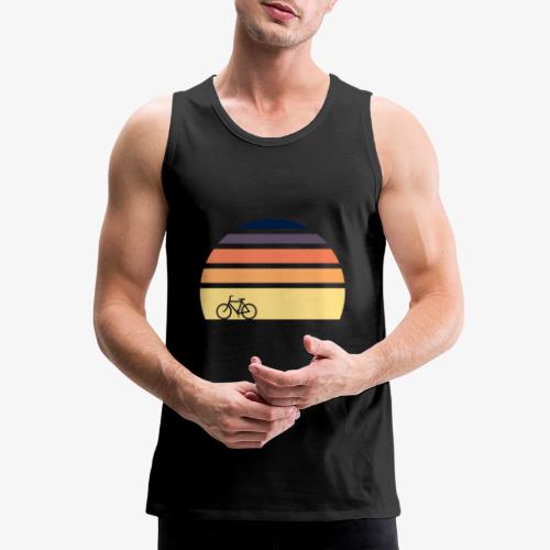 Bicycle Sunset - Men's Premium Tank