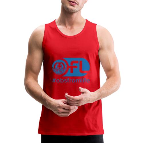 Observations from Life Logo with Hashtag - Men's Premium Tank