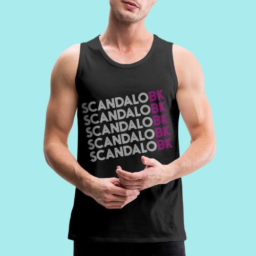 Scandalo BK 2018 White Letters - Men's Premium Tank