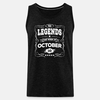 True legends are born in October - Tank Top for men
