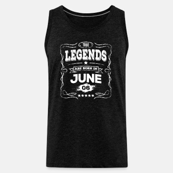 True legends are born in June - Tank Top for men