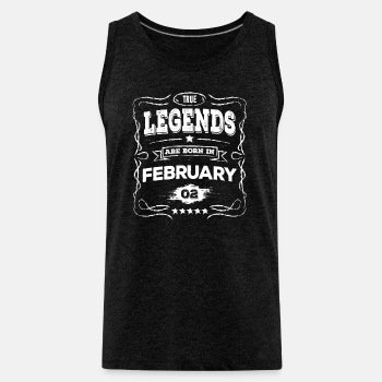 True legends are born in February - Tank Top for men
