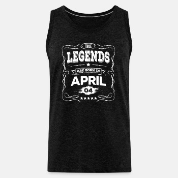 True legends are born in April - Tank Top for men