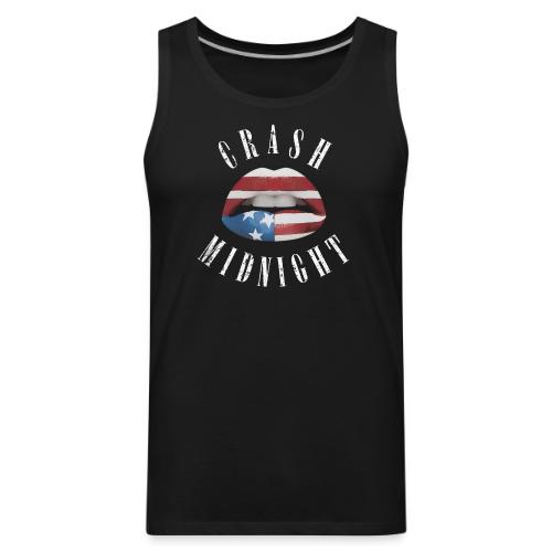 CRASH MIDNIGHT TOXIC LIPS T SHIRT - Men's Premium Tank