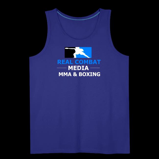RCM MMA & BOXING Light Blue White Text