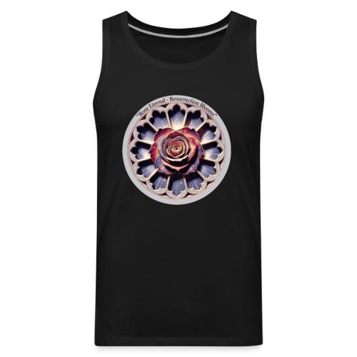 Easter Rose Resurrection T Shirt, Spring Gift - Men's Premium Tank