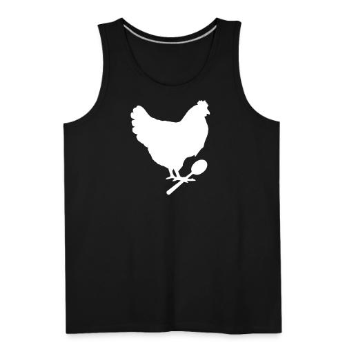 Cosmopolitan Cornbread Hen & Spoon Logo - Men's Premium Tank