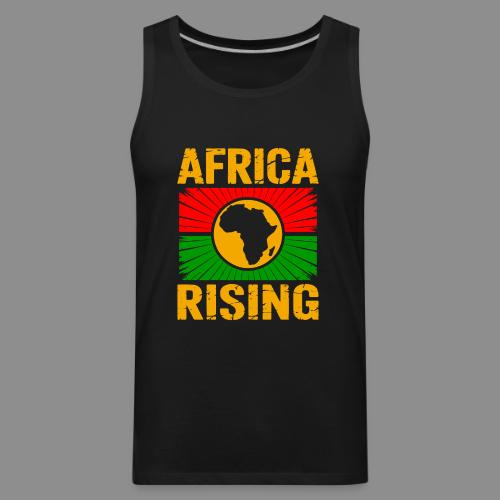 Africa Rising Vintage Continent Unity Design - Men's Premium Tank
