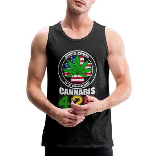 Side Splitting 420 My Medical Weed Marijuana - Men's Premium Tank