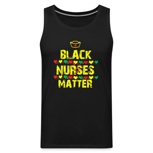 Black Nurse Matter Version 2 - Men's Premium Tank